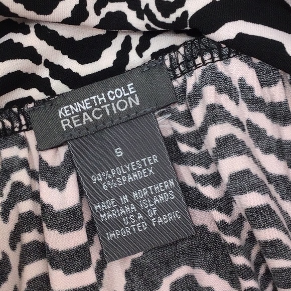 Kenneth Cole black and white full skirt S - Picture 5 of 6